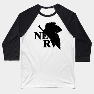 Nerv Black Baseball T-Shirt